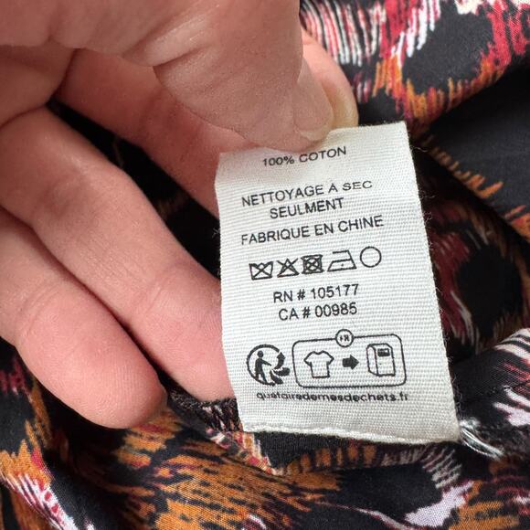 Ulla Johnson Lulu Pleated Cotton Tiered Mini Dress Rosefinch - Picture 9 of 12